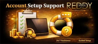 24/7 customer support team at Reddy Anna Book platform